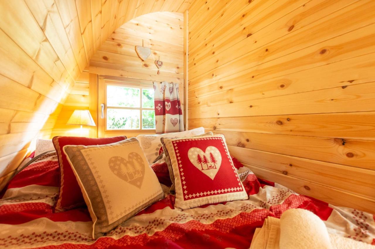 Cabane En Bois Avec Bain Nordique Asnieres-sur-Vegre Экстерьер фото