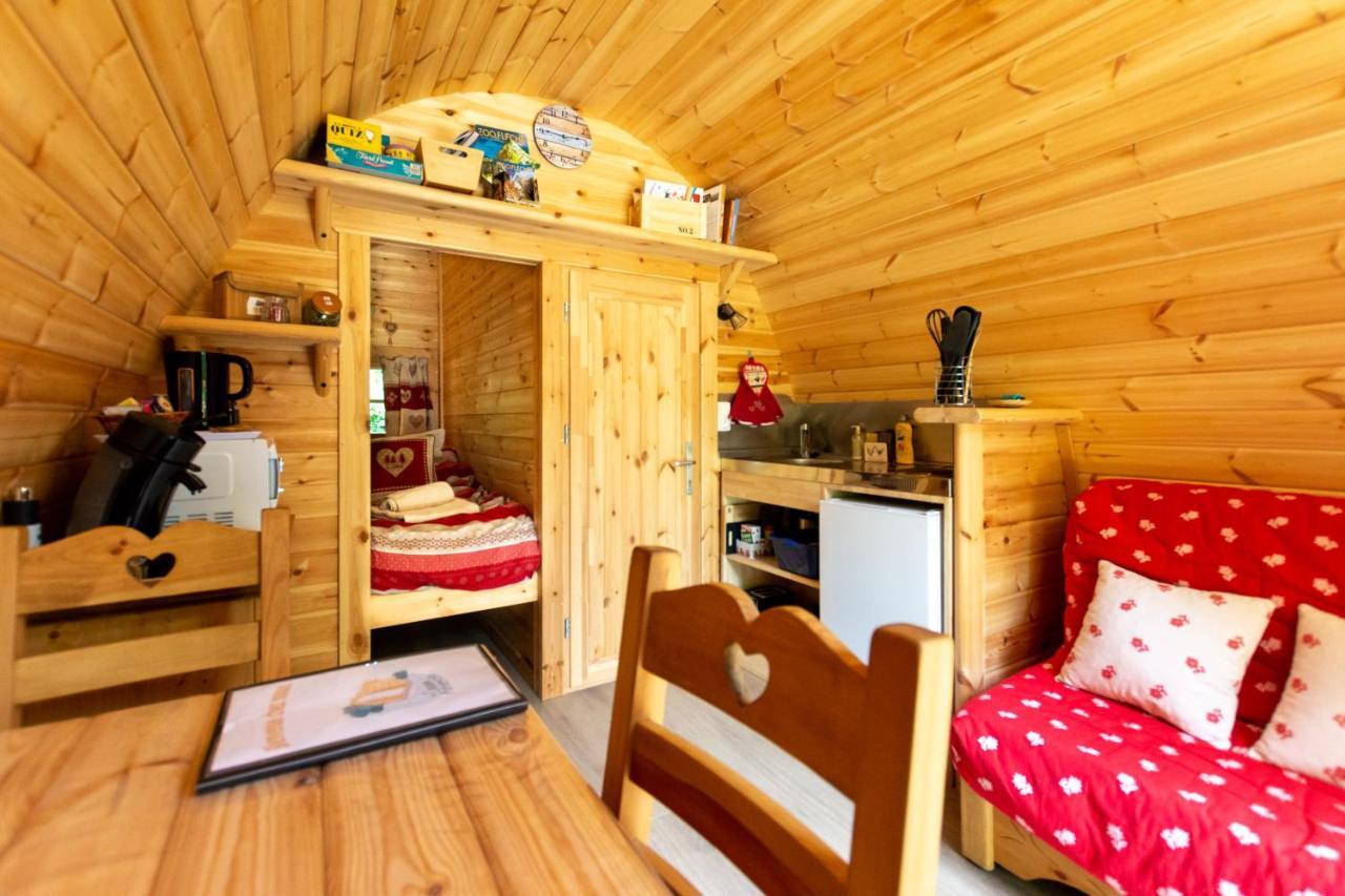 Cabane En Bois Avec Bain Nordique Asnieres-sur-Vegre Экстерьер фото