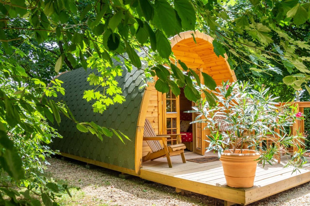 Cabane En Bois Avec Bain Nordique Asnieres-sur-Vegre Экстерьер фото